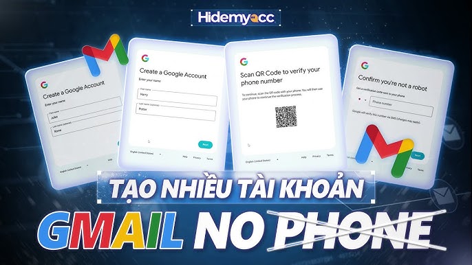 Script Reg Gmail by Đỗ Trọng Hòa US